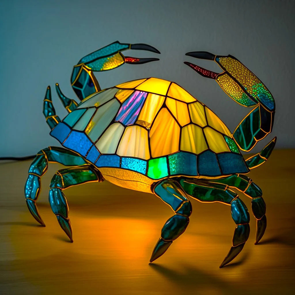 Lampa Stołowa Szklana Tiffany z Ręcznie Robionym Designem – Artystyczne Oświetlenie do Salonu i Sypialni 10