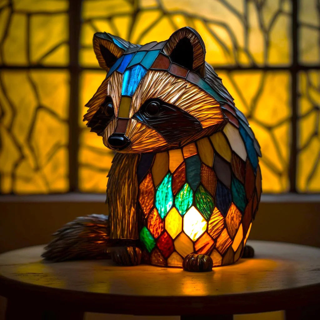 Lampa Stołowa Szklana Tiffany z Ręcznie Robionym Designem – Artystyczne Oświetlenie do Salonu i Sypialni 13