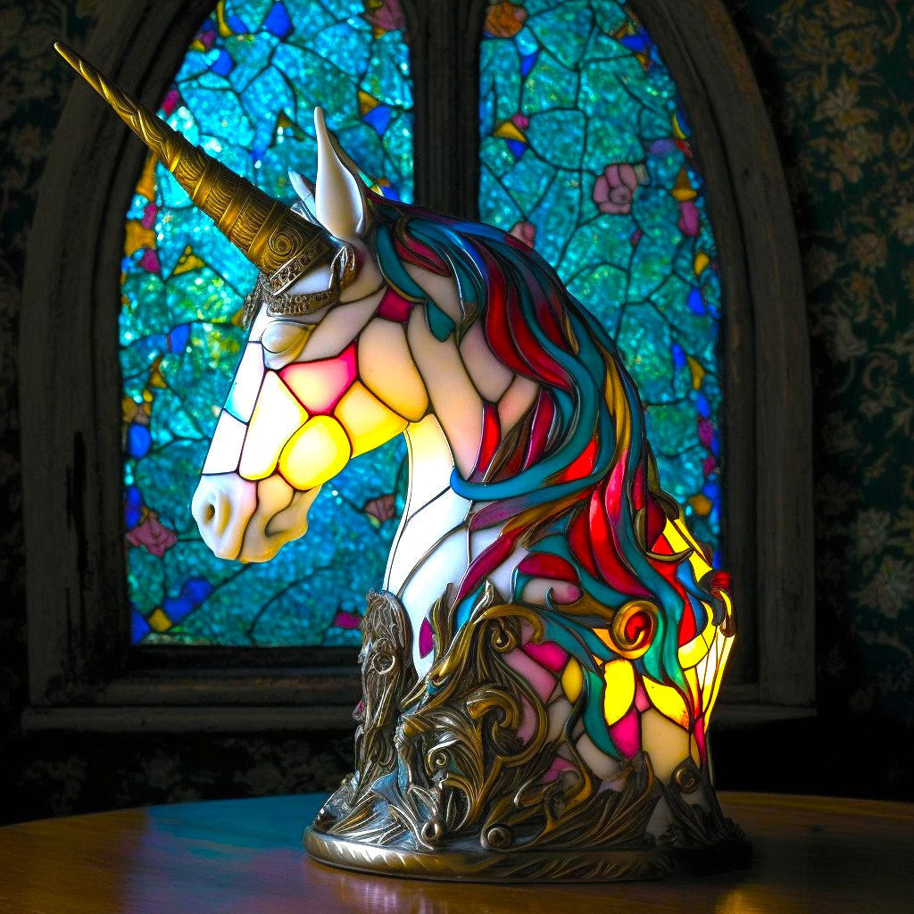 Lampa Stołowa Szklana Tiffany z Ręcznie Robionym Designem – Artystyczne Oświetlenie do Salonu i Sypialni 14