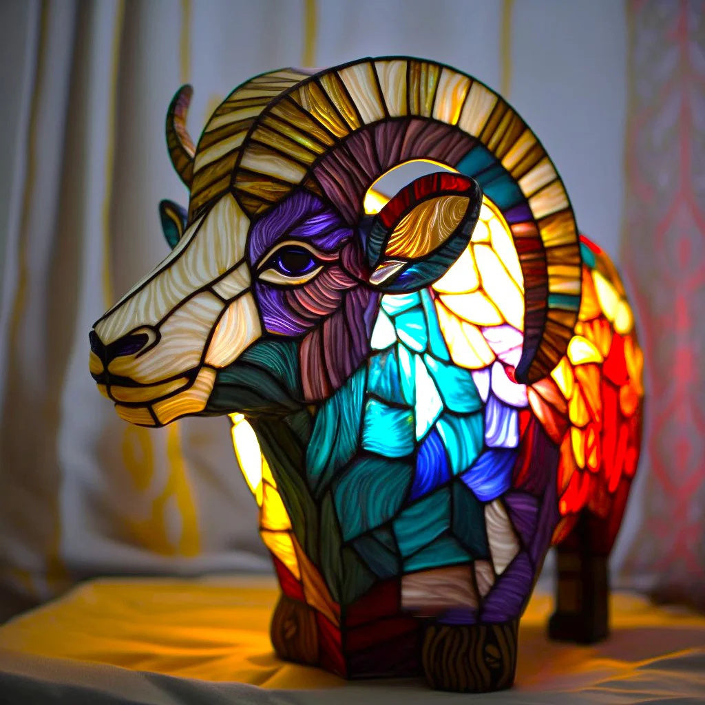 Lampa Stołowa Szklana Tiffany z Ręcznie Robionym Designem – Artystyczne Oświetlenie do Salonu i Sypialni 5