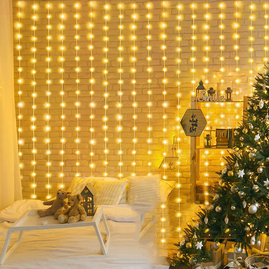 Lampa Sufitowa Plafon LED Meteorglow 300 cm – Eleganckie Oświetlenie do Wnętrz z Efektem Wodospadu 1