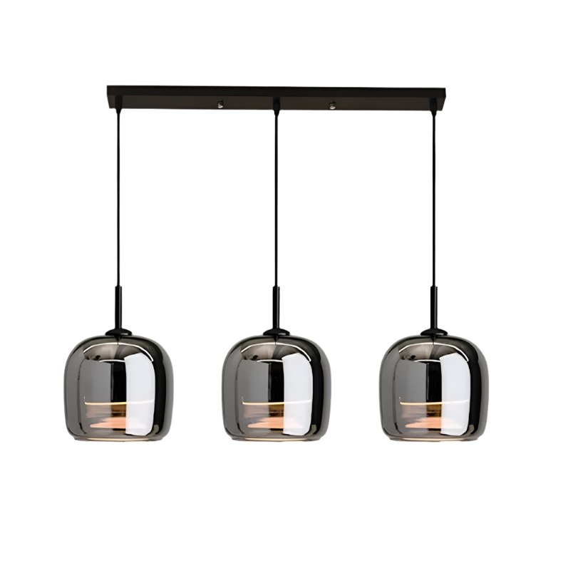 Lampa Wisząca LED Glazura z Szkła Dymionego – Nowoczesna Lampa do Salonu, Styl Nordycki 10