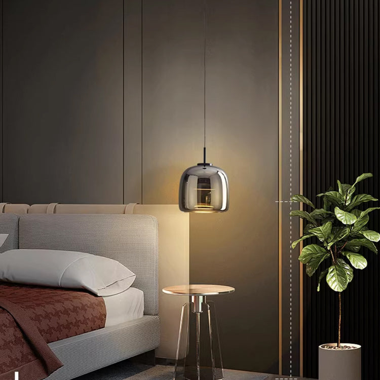 Lampa Wisząca LED Glazura z Szkła Dymionego – Nowoczesna Lampa do Salonu, Styl Nordycki 6