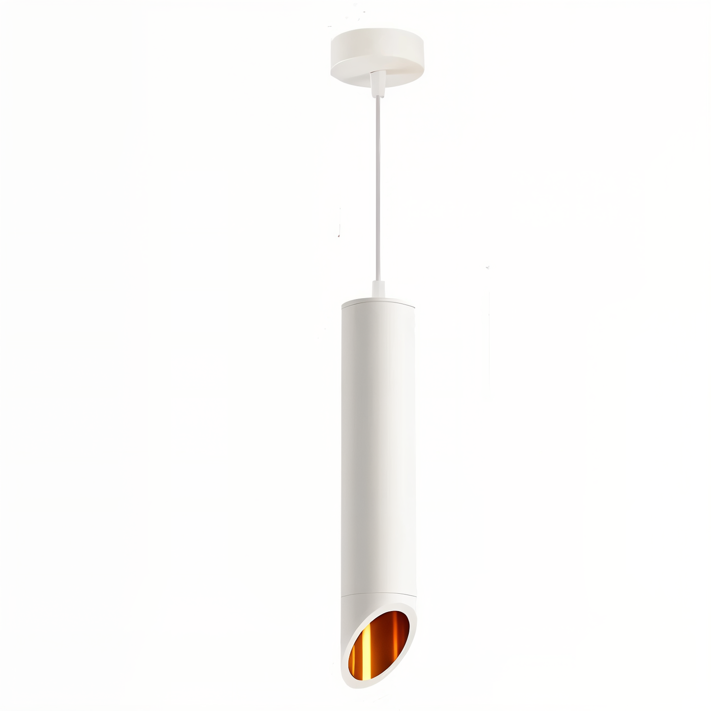 Lampa Wisząca LED Uniqlux Tube – Nowoczesna Lampa do Salonu, Czarna/Biała, Oszczędna w Energii, Idealna Nad Stół 9