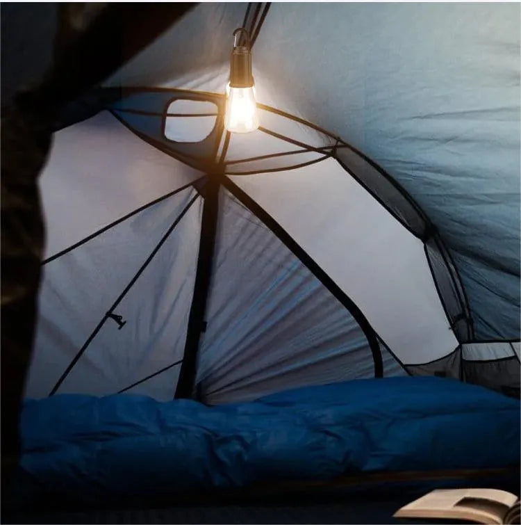 Lampa Wisząca LED z Ładowaniem USB – Nowoczesna, Przezroczysta, Idealna do Biwakowania i Dekoracji Ogrodowej, 3 Poziomy Jasności 3