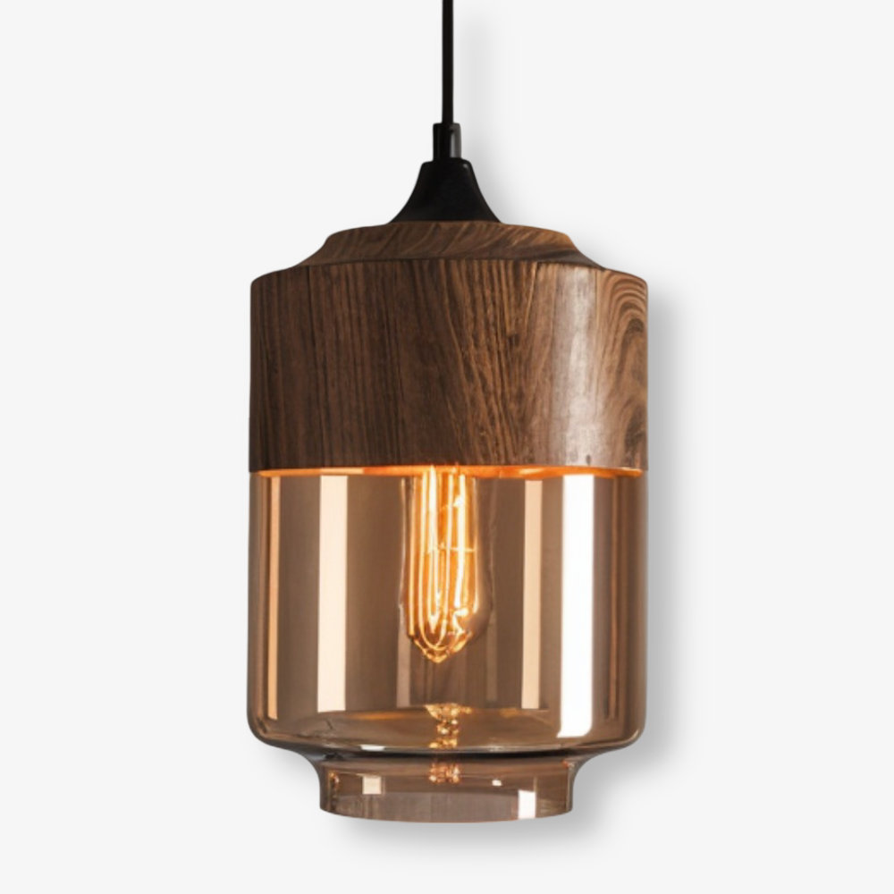 Lampa Wisząca Nordic Gleam z Retro Szkłem – Nowoczesna Lampa do Salonu, Elegancka Lampa nad Stół w Stylu Loftowym 10