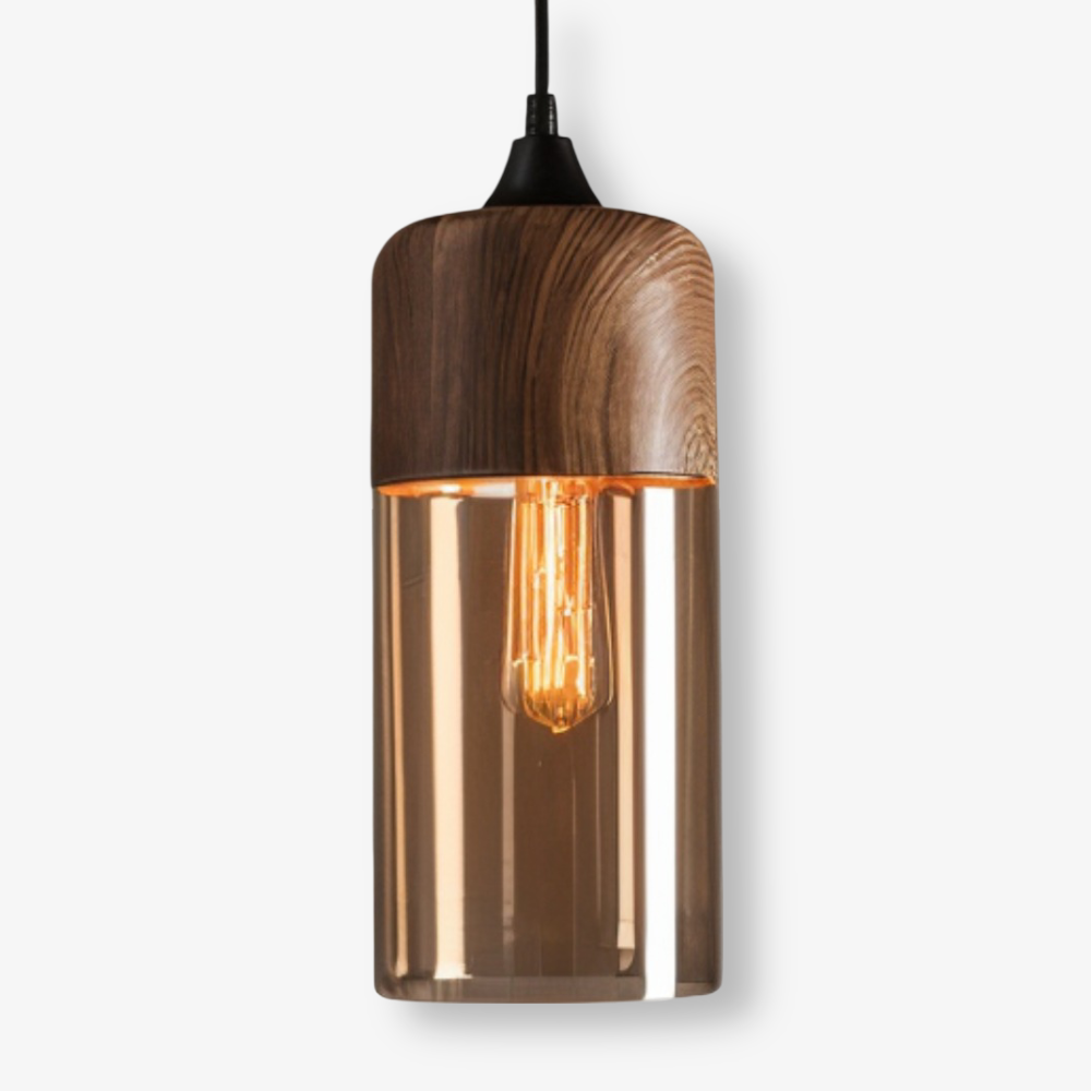Lampa Wisząca Nordic Gleam z Retro Szkłem – Nowoczesna Lampa do Salonu, Elegancka Lampa nad Stół w Stylu Loftowym 11