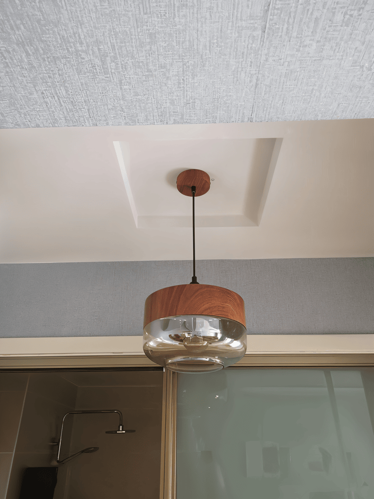 Lampa Wisząca Nordic Gleam z Retro Szkłem – Nowoczesna Lampa do Salonu, Elegancka Lampa nad Stół w Stylu Loftowym 5