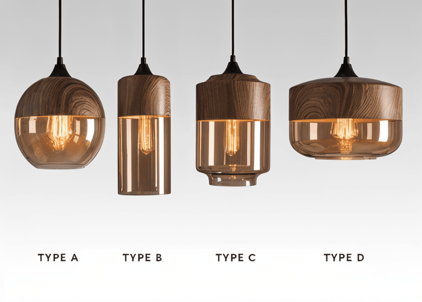 Lampa Wisząca Nordic Gleam z Retro Szkłem – Nowoczesna Lampa do Salonu, Elegancka Lampa nad Stół w Stylu Loftowym 8