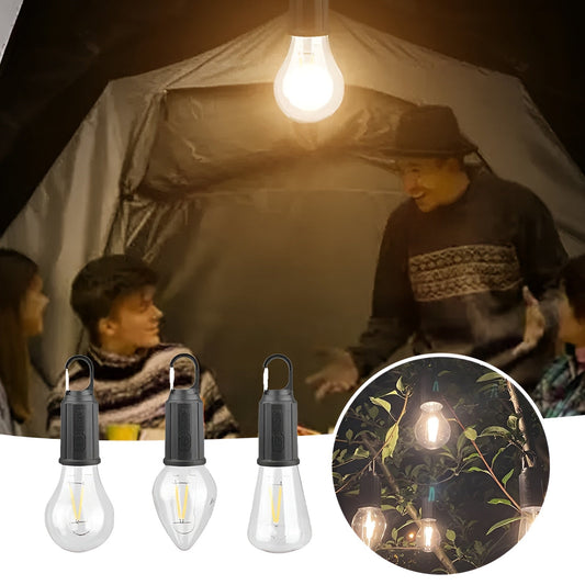 Lampa Wisząca Retro do Użytku na Zewnątrz z Ładowaniem Typ-C – Idealna na Camping i Dekorację, Wodoodporna, 3 Poziomy Jasności 1