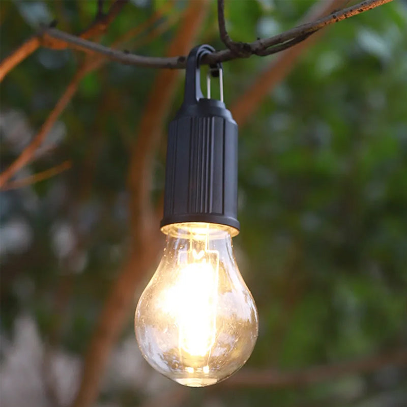 Lampa Wisząca Retro do Użytku na Zewnątrz z Ładowaniem Typ-C – Idealna na Camping i Dekorację, Wodoodporna, 3 Poziomy Jasności 2