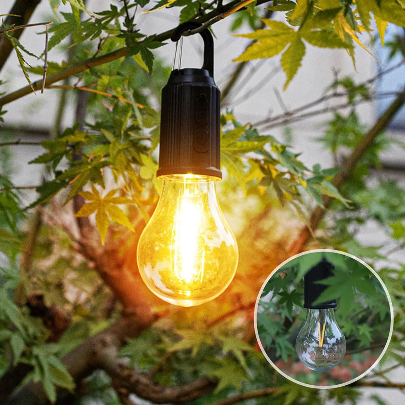Lampa Wisząca Retro do Użytku na Zewnątrz z Ładowaniem Typ-C – Idealna na Camping i Dekorację, Wodoodporna, 3 Poziomy Jasności 4
