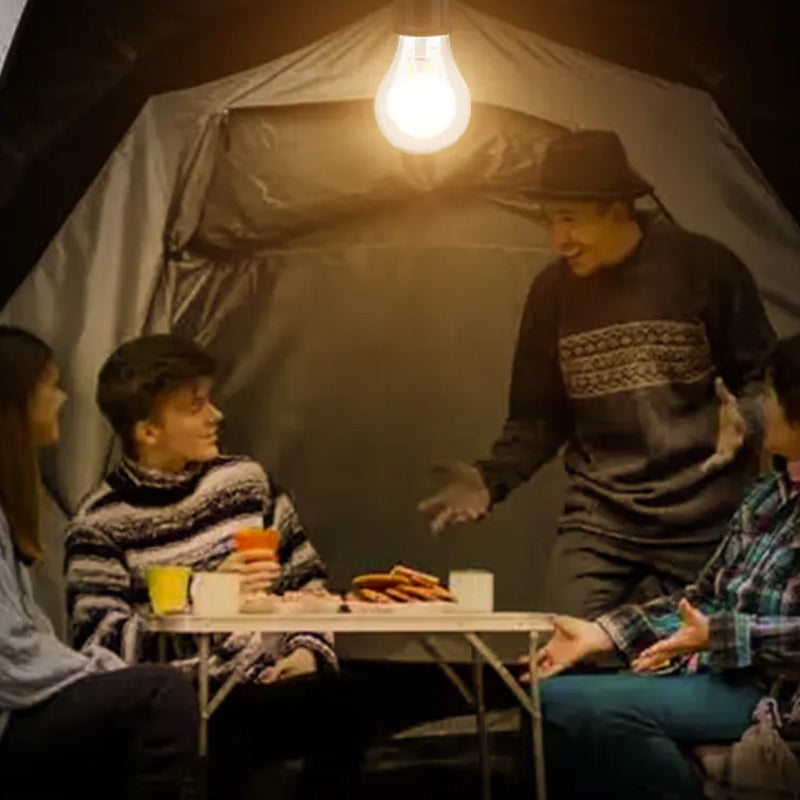 Lampa Wisząca Retro do Użytku na Zewnątrz z Ładowaniem Typ-C – Idealna na Camping i Dekorację, Wodoodporna, 3 Poziomy Jasności 6