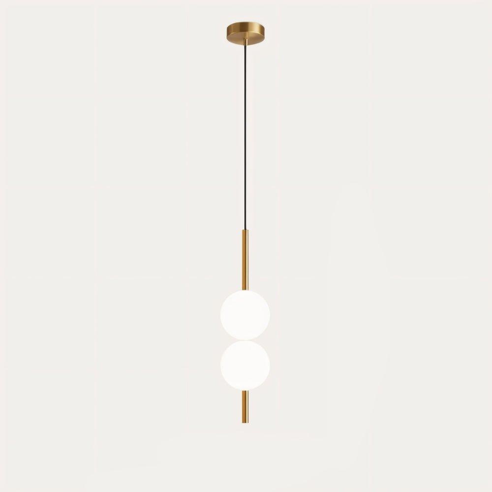 Lampa Wisząca w Skandynawskim Stylu z Metalowym i Szklanym Wykończeniem – Lampa do Salonu 10 cm x 57 cm 9