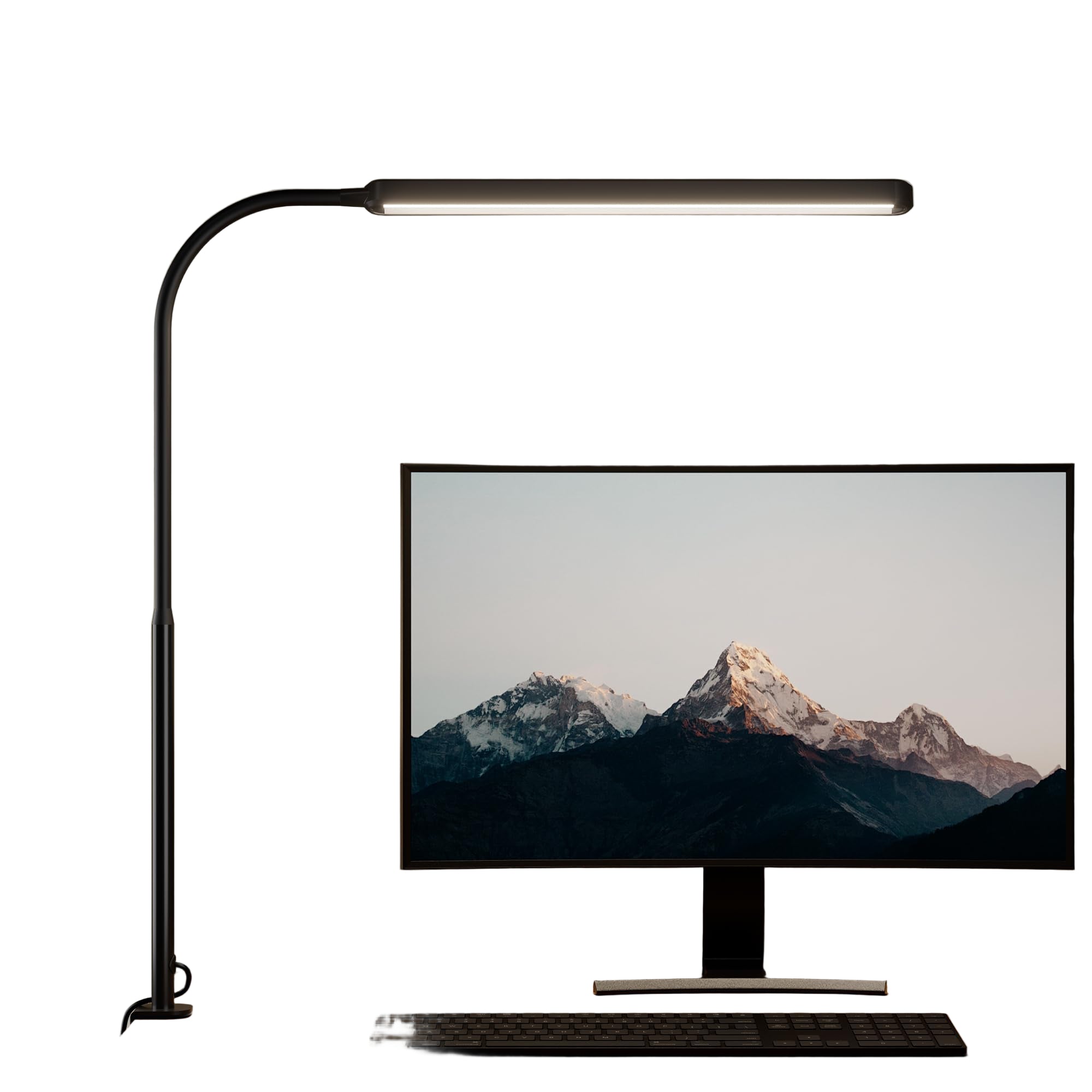 Lampa biurkowa LED – Ergonomiczna, obrotowa 360° z dotykowym sterowaniem i 3 kolorami światła do pracy i relaksu 1