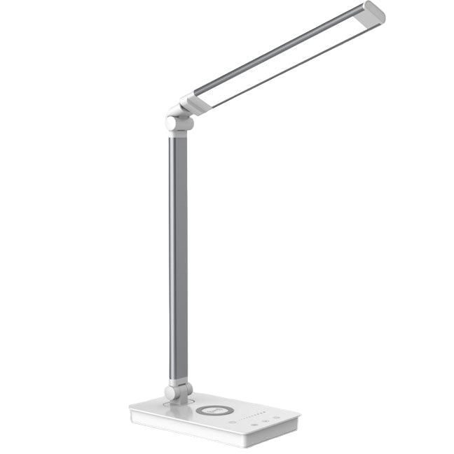 Lampa biurkowa LED – Minimalistyczna lampka na biurko do biura i sypialni, składana konstrukcja, oszczędność energii 0