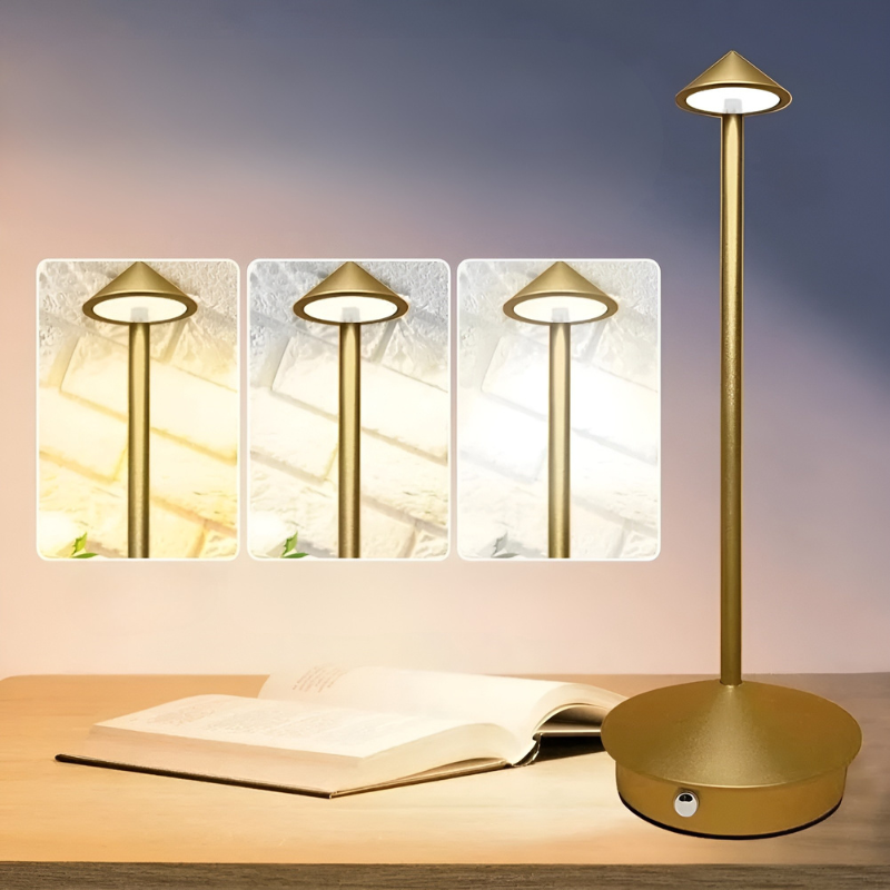 Lampa biurkowa LED z USB Type-C – Nowoczesne, energooszczędne oświetlenie do biura i domu, regulowane temperatury barwowe
