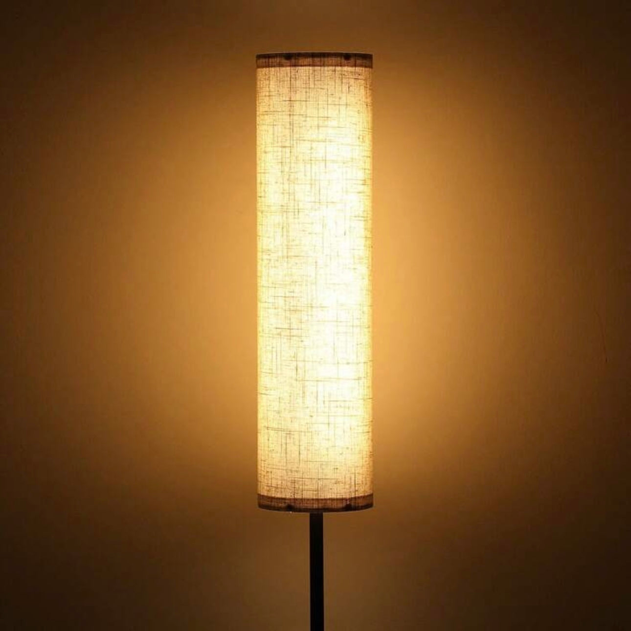 Lampa podłogowa czarna – Elegancka, minimalistyczna lampa stojąca do salonu i sypialni z regulacją jasności 1