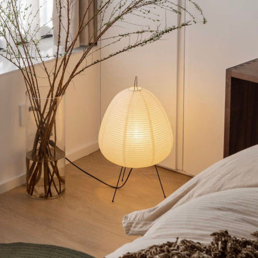 Lampa podłogowa z papieru ryżowego – Elegancki, energooszczędny dodatek do salonu i sypialni | Minimalistyczny design 1