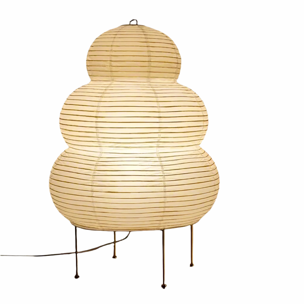 Lampa podłogowa z papieru ryżowego – Nowoczesna, elegancka lampa do salonu i sypialni, energooszczędne źródło światła E27 LED 0