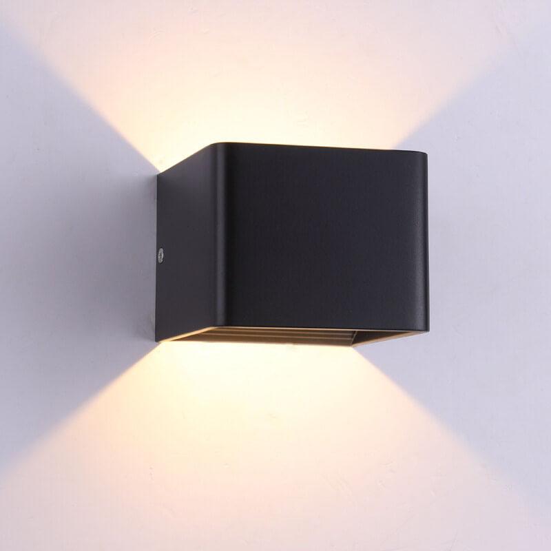 Lampa ścienna LED z aluminium – Nowoczesny kinkiet ścienny do salonu i sypialni, wielokolorowe oświetlenie, łatwy montaż 4