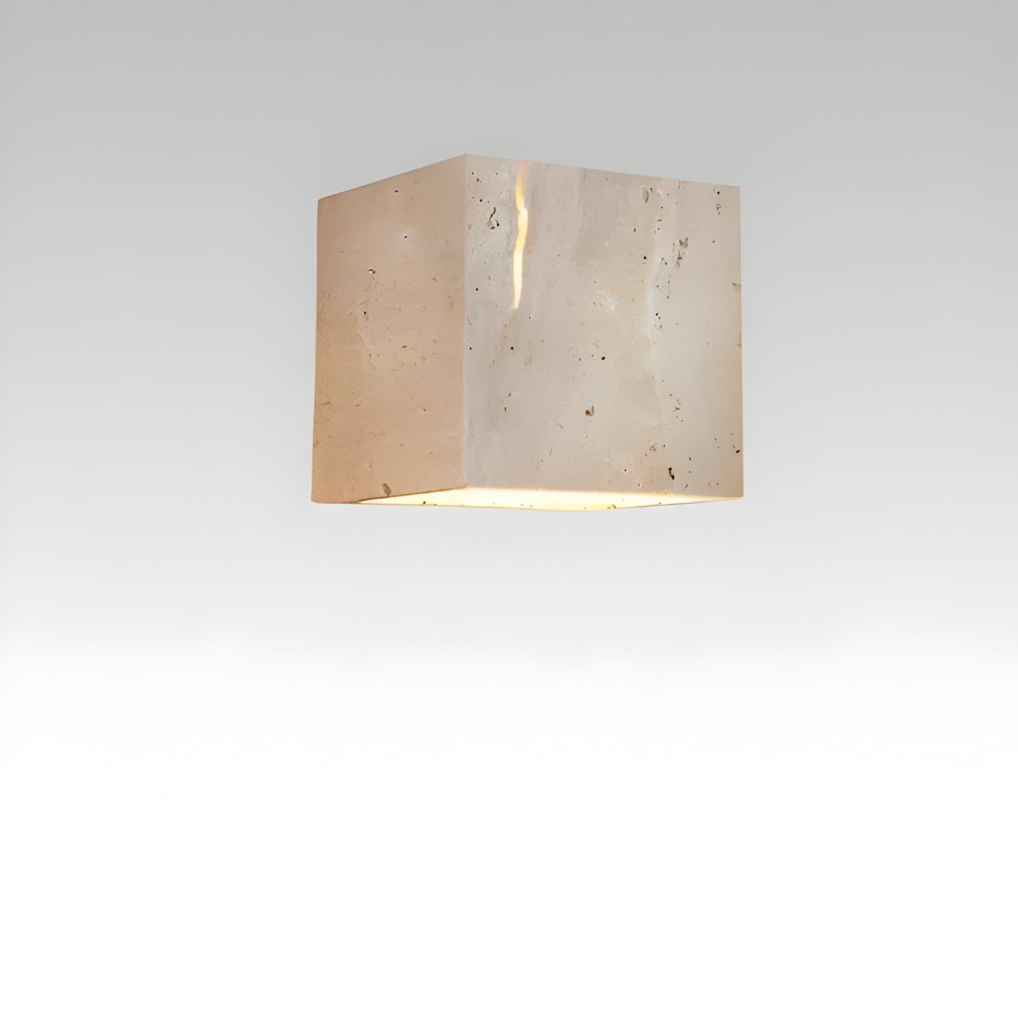 Lampa ścienna z travertynu LED – Elegancka lampa na ścianę do wnętrz i na zewnątrz, odporna na warunki atmosferyczne 0