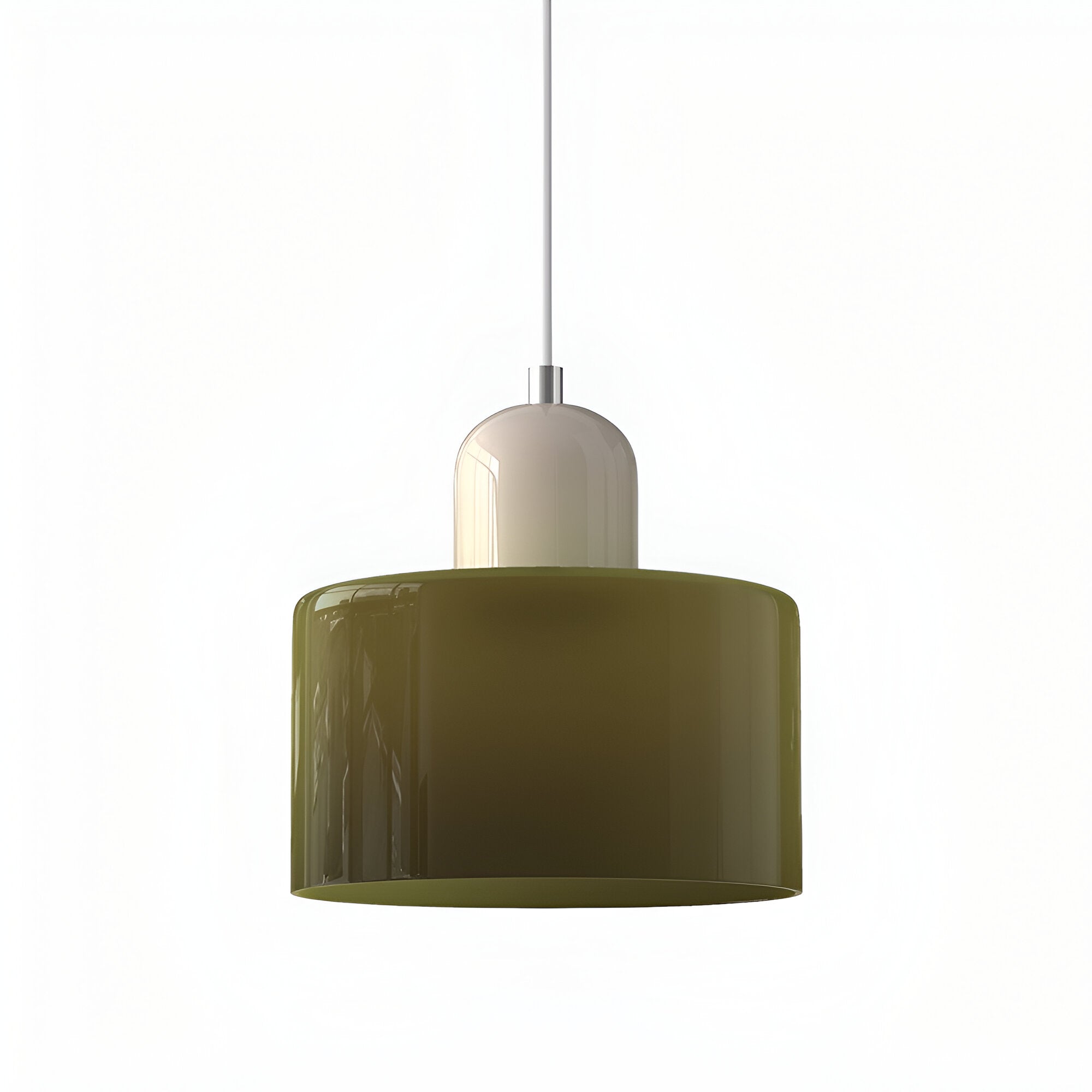 Lampa wisząca ze szkła – Elegancka lampa do salonu, idealna nad stół, minimalistyczny design, ciepłe oświetlenie 20