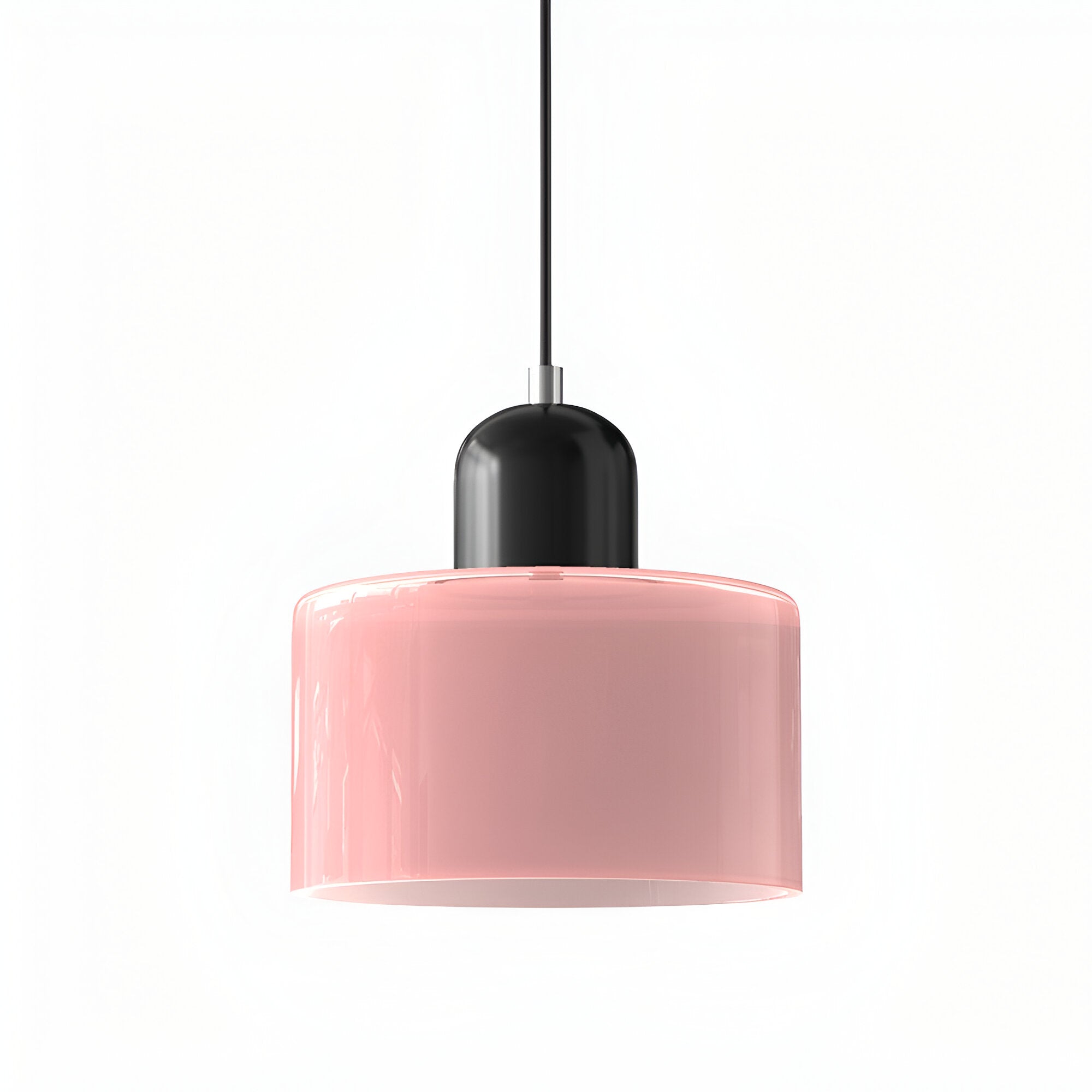 Lampa wisząca ze szkła – Elegancka lampa do salonu, idealna nad stół, minimalistyczny design, ciepłe oświetlenie 9