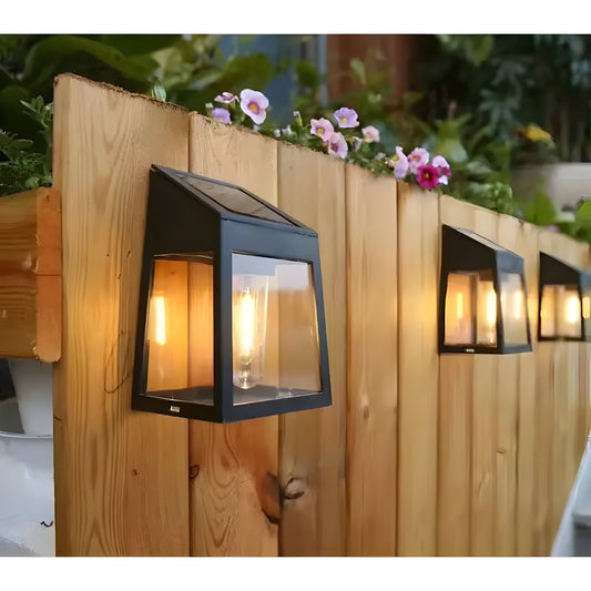 Lampy solarne LED do ogrodu – Wodoodporne oświetlenie zewnętrzne, zestaw 2 sztuk, idealne na taras i ścieżki 1