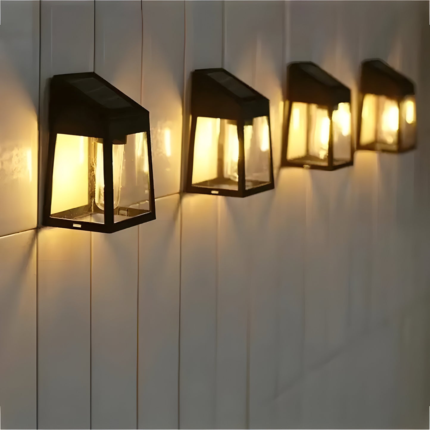 Lampy solarne LED do ogrodu – Wodoodporne oświetlenie zewnętrzne, zestaw 2 sztuk, idealne na taras i ścieżki 2