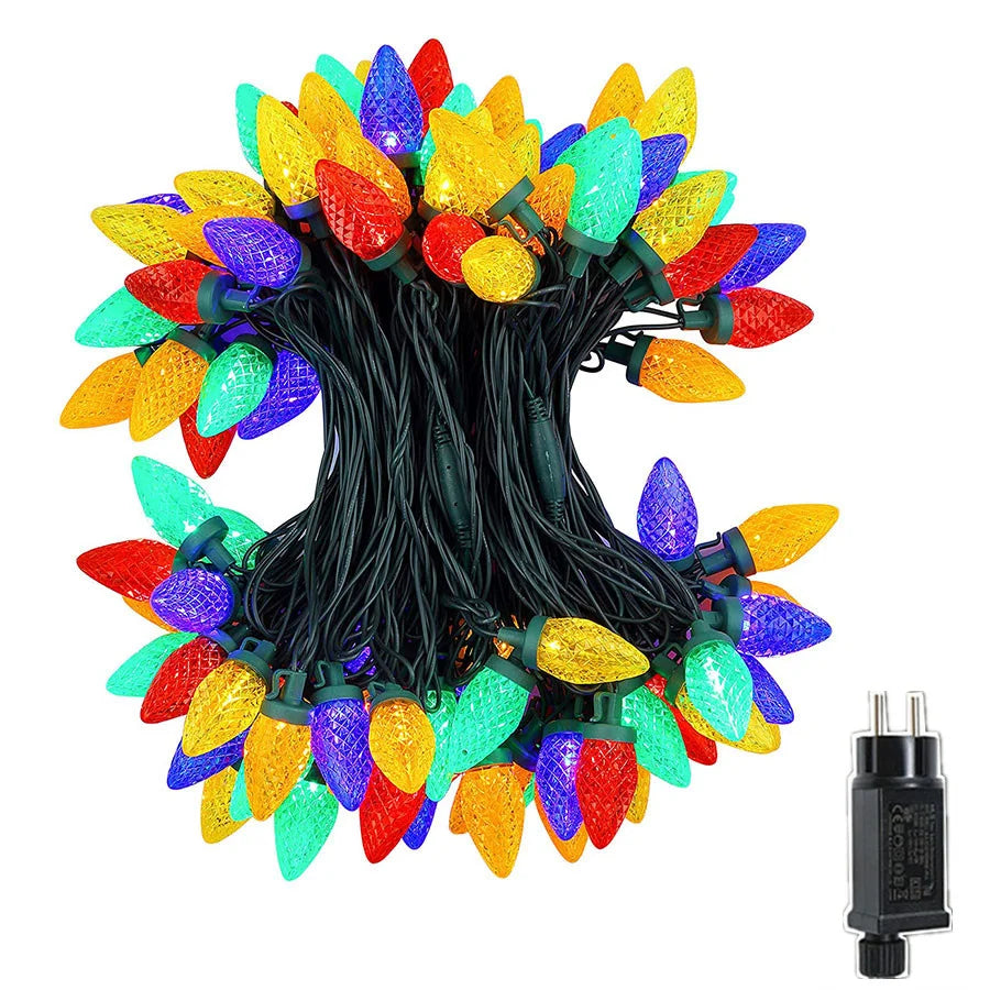 Luksusowa girlanda świąteczna LED z 8 trybami – 10 metrów wodoodporna dekoracja 5