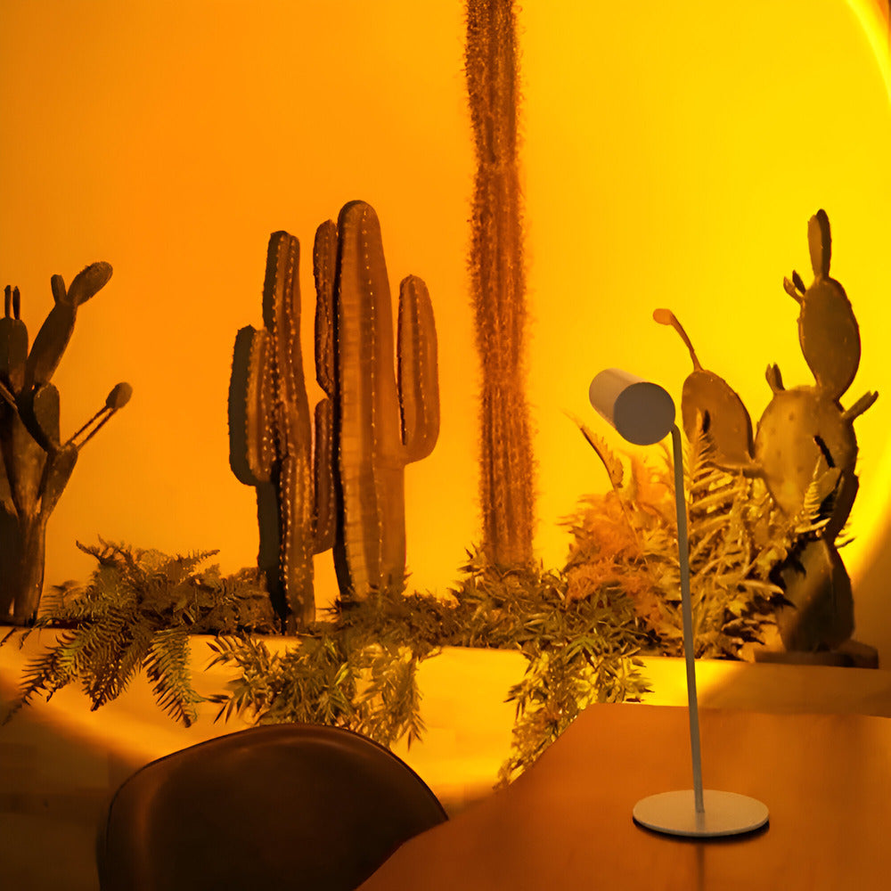 Minimalistyczna Lampka Biurkowa LED z Regulowanym Światłem – Elegancka Lampa na Biurko w Stylu Nowoczesnym 4