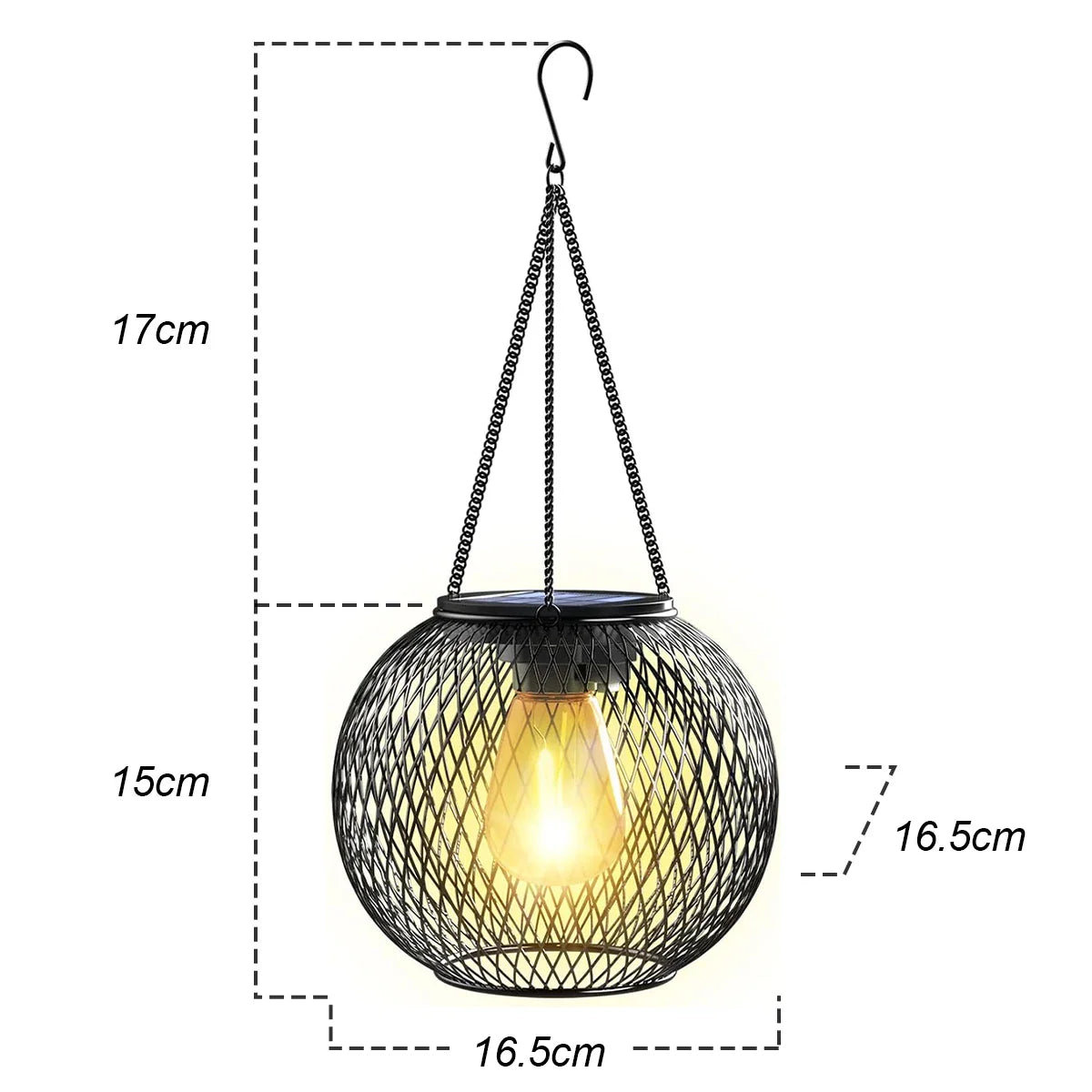 Nowoczesna Lampa Ogrodowa Solar LED z Czujnikiem Ruchu – Ciepłe Światło, Wodoodporna, Dekoracyjny Design 9