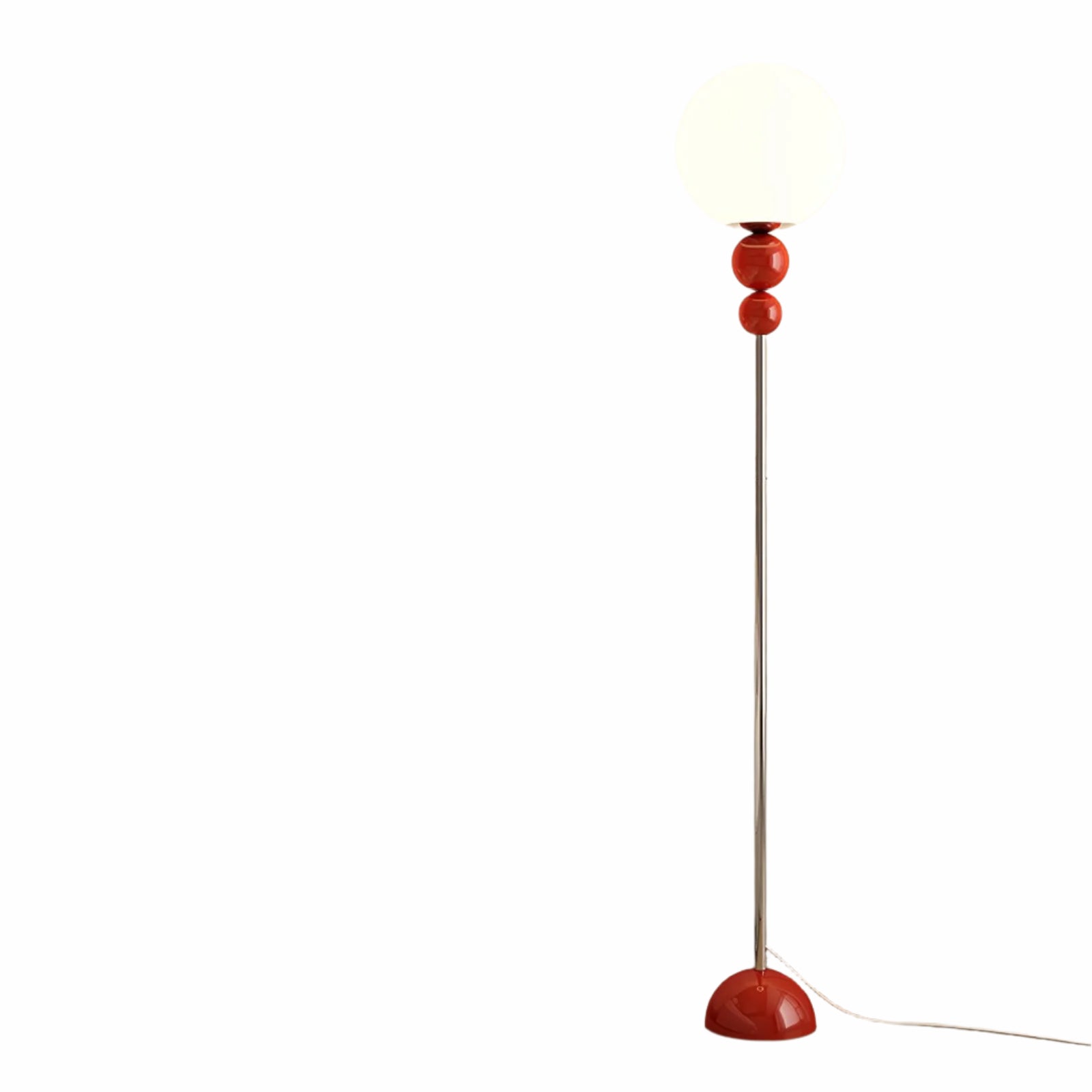 Nowoczesna Lampa Podłogowa z Metalu i Szkła – Elegancka Lampy Podłogowe do Salonu i Biura, Ø 25cm, Wysokość 150cm 2