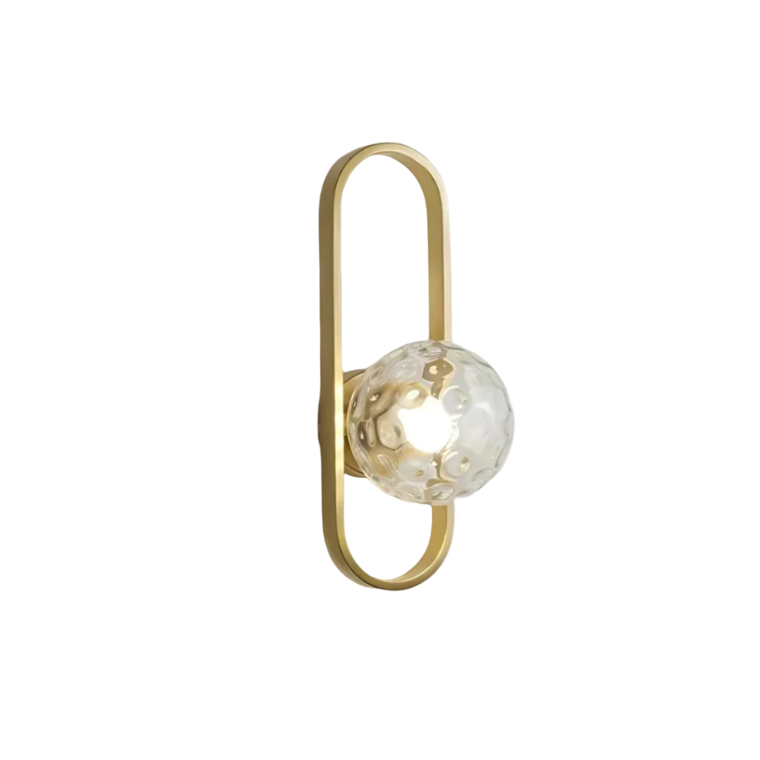 Nowoczesna Lampa Ścienna Camille z LED i Szklanym Designem – Minimalistyczny Kinkiet Ścienny do Sypialni lub Salonu 5