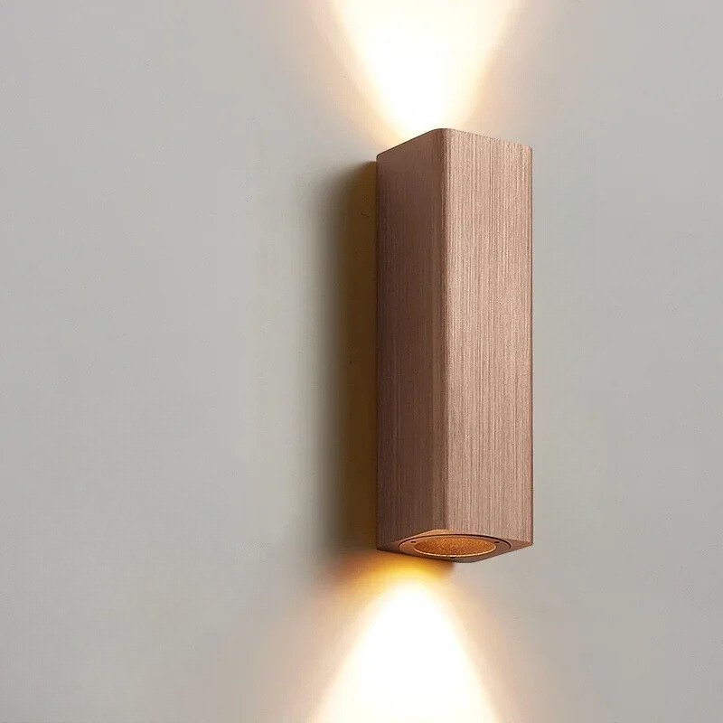 Nowoczesna Lampa Ścienna LED Kinkiet Do Sypialni i Korytarza – Eleganckie Oświetlenie z Aluminium i Akrylu, Ciepłe i Chłodne Światło 10