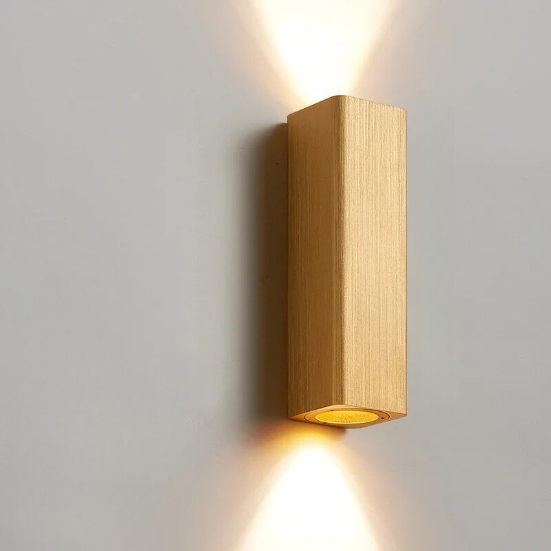 Nowoczesna Lampa Ścienna LED Kinkiet Do Sypialni i Korytarza – Eleganckie Oświetlenie z Aluminium i Akrylu, Ciepłe i Chłodne Światło 12