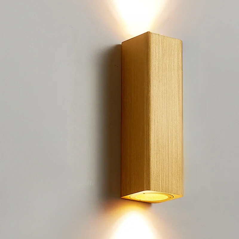 Nowoczesna Lampa Ścienna LED Kinkiet Do Sypialni i Korytarza – Eleganckie Oświetlenie z Aluminium i Akrylu, Ciepłe i Chłodne Światło 9