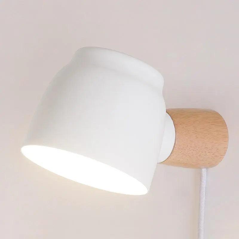 Nowoczesna Lampa Ścienna Oona w Trzech Kolorach - Kinkiet Ścienny z Możliwością Podłączenia do Gniazdka 0