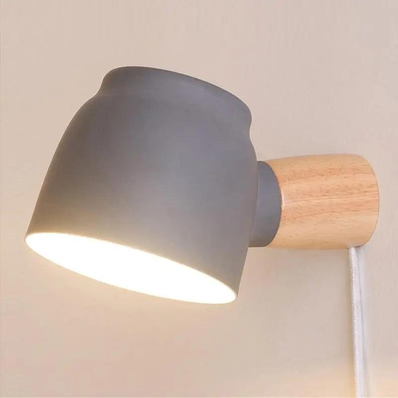 Nowoczesna Lampa Ścienna Oona w Trzech Kolorach - Kinkiet Ścienny z Możliwością Podłączenia do Gniazdka 4