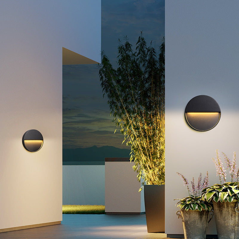 Nowoczesna Lampa Ścienna Zewnętrzna z Aluminium 3W LED do Oświetlenia Schodów, Wodoodporna IP65 1