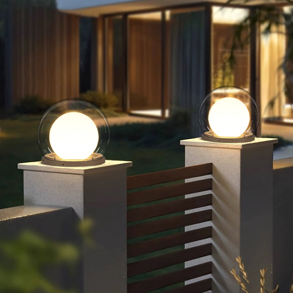 Nowoczesna Lampa Sufitowa LED z Efektem Księżyca, Odporna na Warunki Atmosferyczne, Zasilanie Solarne lub Przewodowe, IP65 7