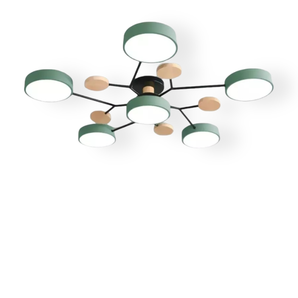 Nowoczesna Lampa Sufitowa LED z Regulacją Koloru – Elegancka Lampa do Salonu i Sypialni, Oświetlenie 800 Lumenów 10