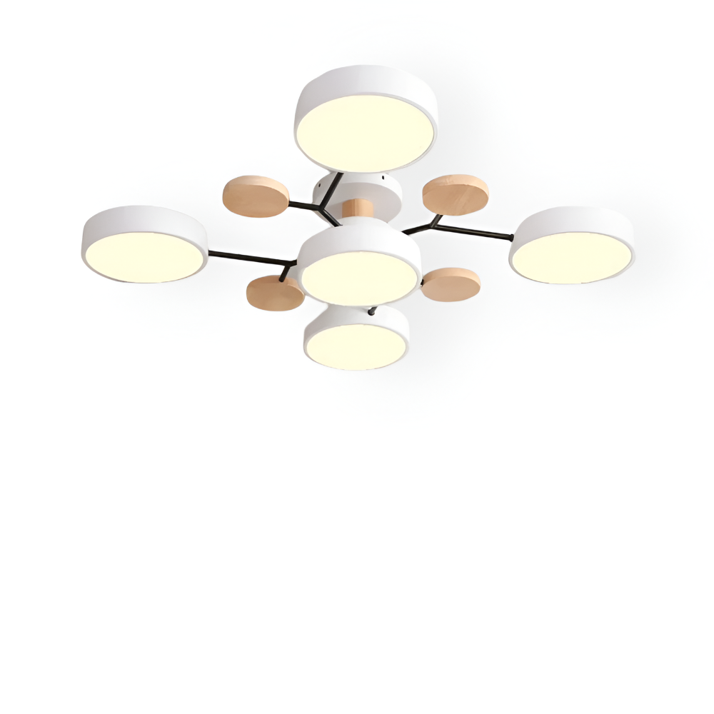 Nowoczesna Lampa Sufitowa LED z Regulacją Koloru – Elegancka Lampa do Salonu i Sypialni, Oświetlenie 800 Lumenów 11