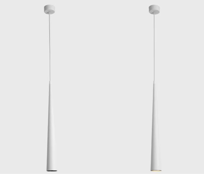 Nowoczesna Lampa Wisząca LED z Aluminiowym Stożkiem – Stylowa Lampa do Salonu, Jadalni i Kuchni, Regulowane Oświetlenie 4