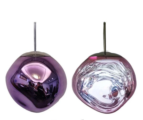 Nowoczesna Lampa Wisząca ze Szkła i Metalu – Minimalistyczna Lampa do Salonu, Idealna nad Stół, Elegancki Design 10