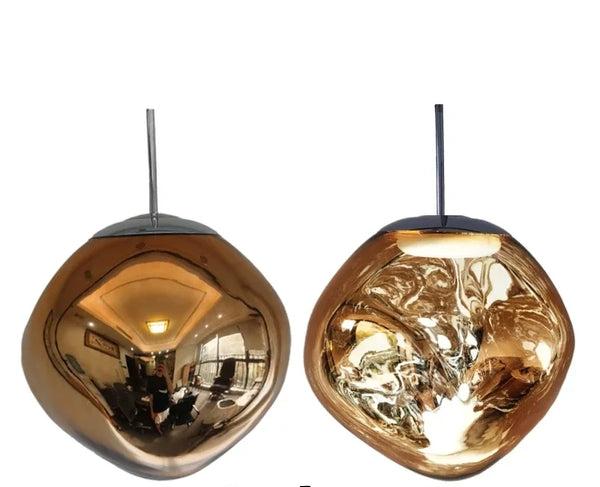 Nowoczesna Lampa Wisząca ze Szkła i Metalu – Minimalistyczna Lampa do Salonu, Idealna nad Stół, Elegancki Design 12