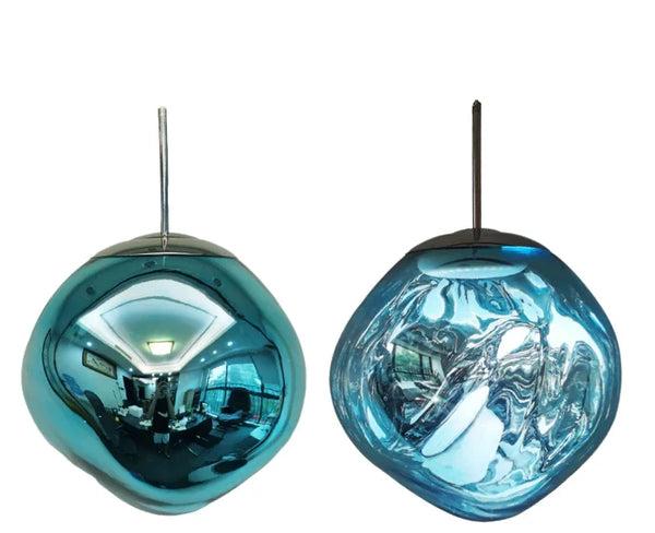 Nowoczesna Lampa Wisząca ze Szkła i Metalu – Minimalistyczna Lampa do Salonu, Idealna nad Stół, Elegancki Design 5