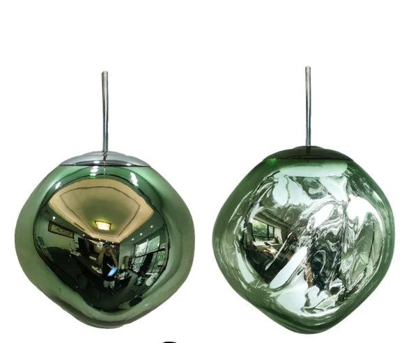 Nowoczesna Lampa Wisząca ze Szkła i Metalu – Minimalistyczna Lampa do Salonu, Idealna nad Stół, Elegancki Design 6