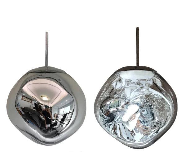 Nowoczesna Lampa Wisząca ze Szkła i Metalu – Minimalistyczna Lampa do Salonu, Idealna nad Stół, Elegancki Design 7